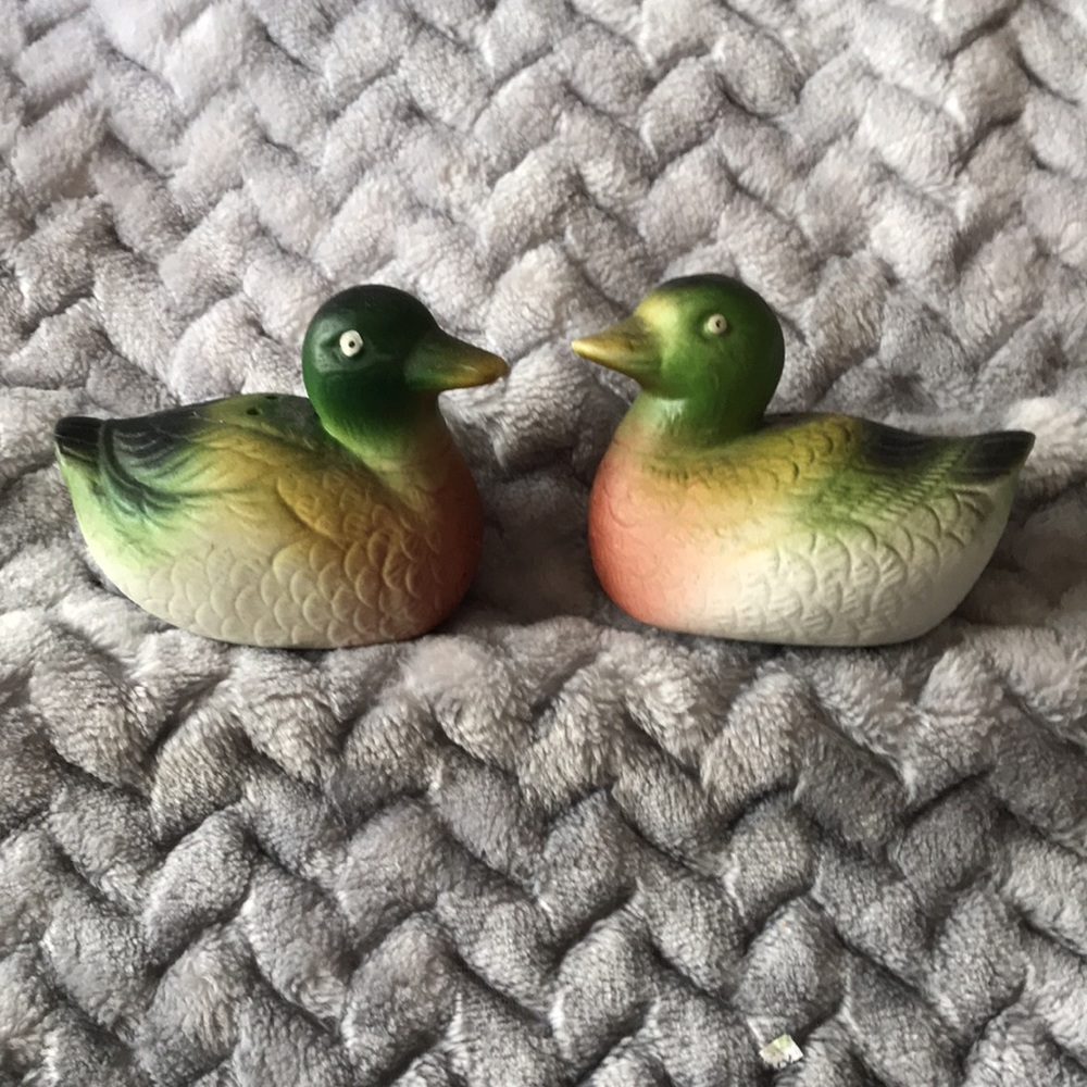 Mallard Salt & Pepper Shakers, Vintage